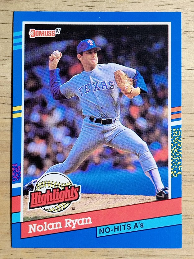 1991 Donruss Bonus Cards #BC3 Nolan Ryan NH
