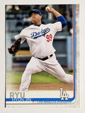 2019 Topps #515 Hyun-Jin Ryu