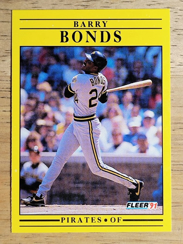 1991 Fleer #33 Barry Bonds