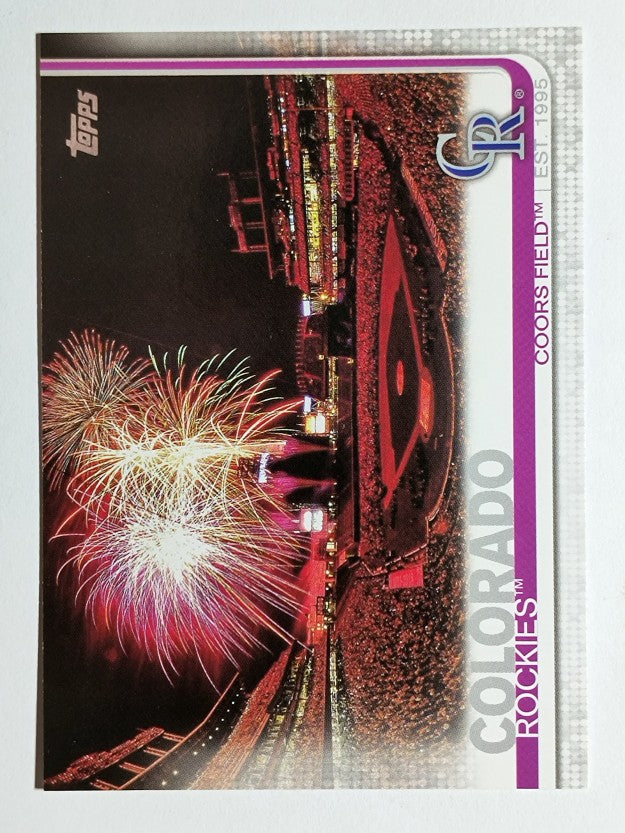 2019 Topps #604 Coors Field