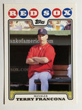 2008 Topps #123 Terry Francona MG
