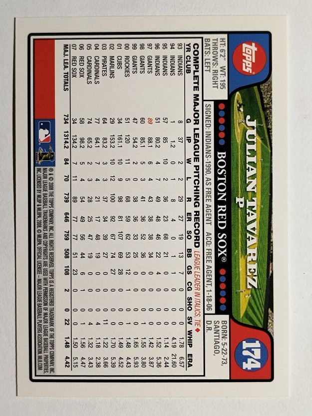 2008 Topps #174 Julian Tavarez