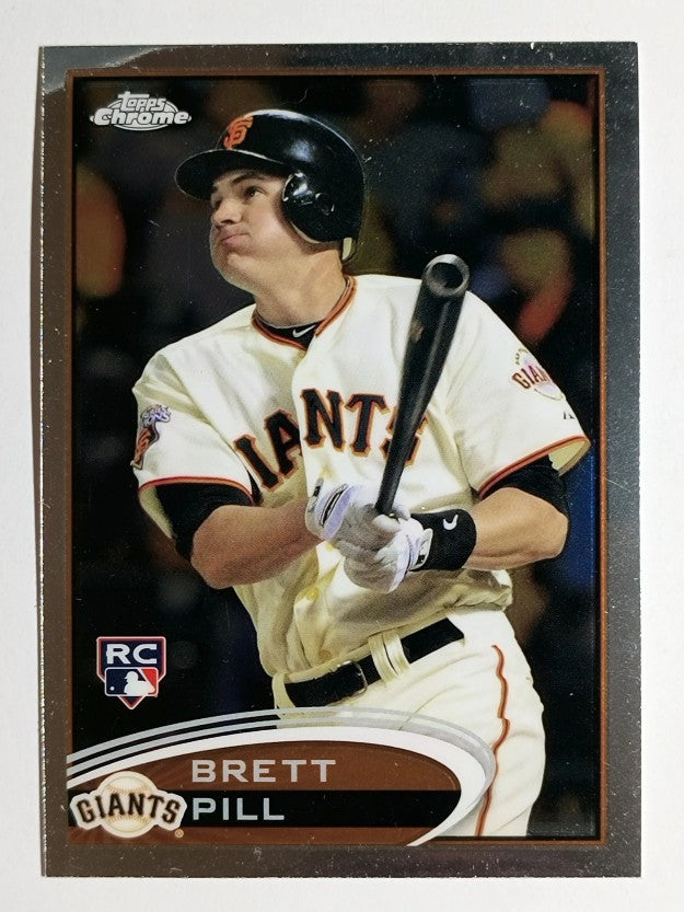2012 Topps Chrome #164 Brett Pill RC (NM)