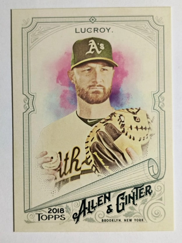 2018 Topps Allen and Ginter #38 Jonathan Lucroy