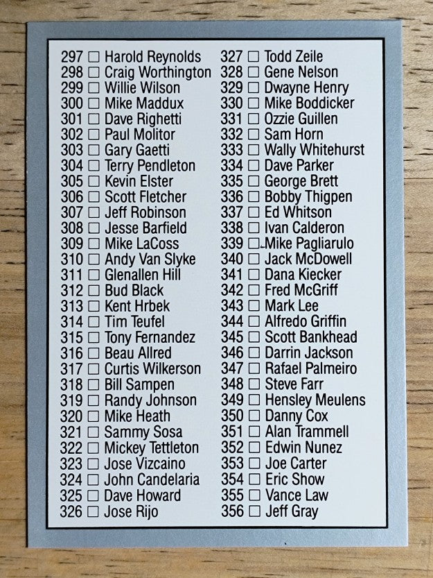 1991 Leaf #364 Barry Bonds CL