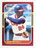 1987 Donruss Opening Day #10 Gary Pettis