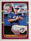 1987 Donruss Opening Day #33 Ernie Whitt