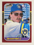 1987 Donruss Opening Day #53 Jim Gantner