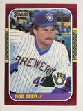 1987 Donruss Opening Day #57 Rob Deer