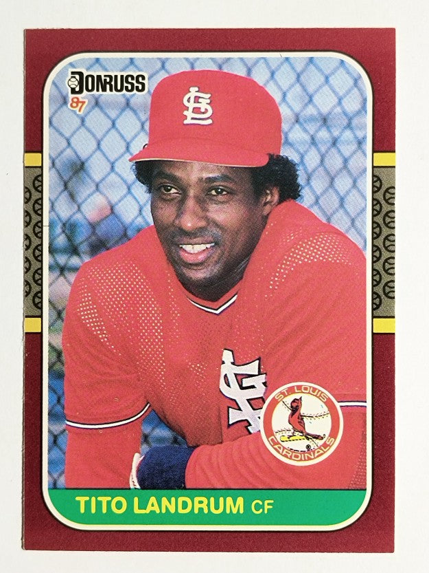 1987 Donruss Opening Day #66 Tito Landrum