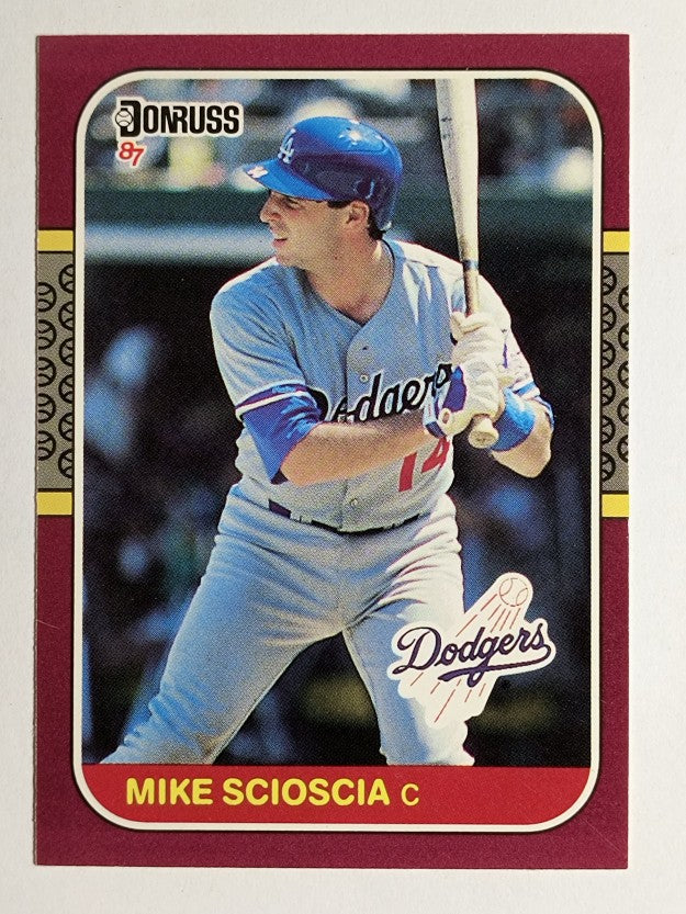 1987 Donruss Opening Day #82 Mike Scioscia