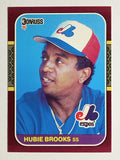 1987 Donruss Opening Day #91 Hubie Brooks