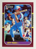1987 Donruss Opening Day #92 Jeff Reed
