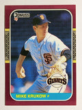 1987 Donruss Opening Day #98 Mike Krukow