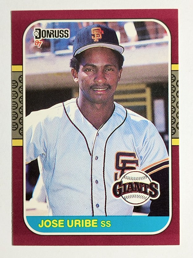 1987 Donruss Opening Day #99 Jose Uribe