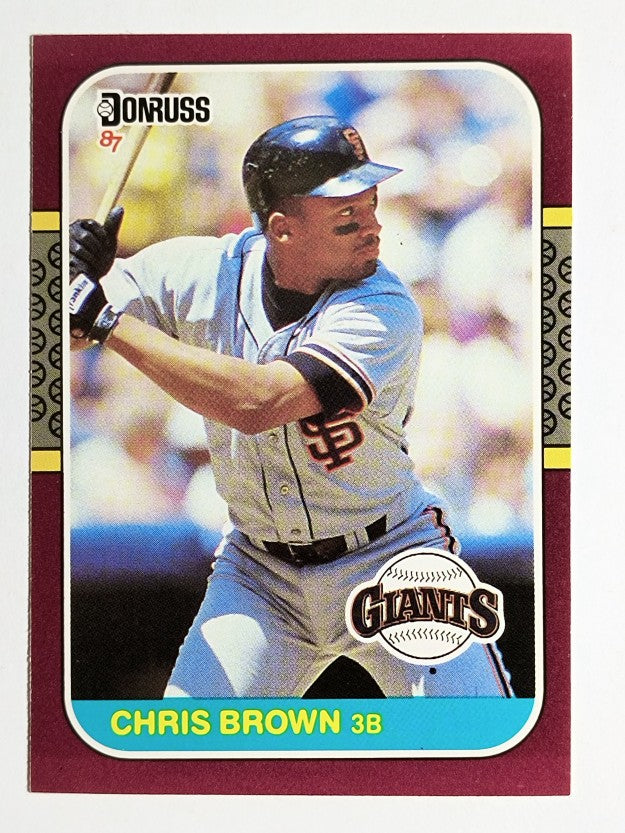 1987 Donruss Opening Day #100 Chris Brown