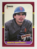 1987 Donruss Opening Day #148 Benito Santiago