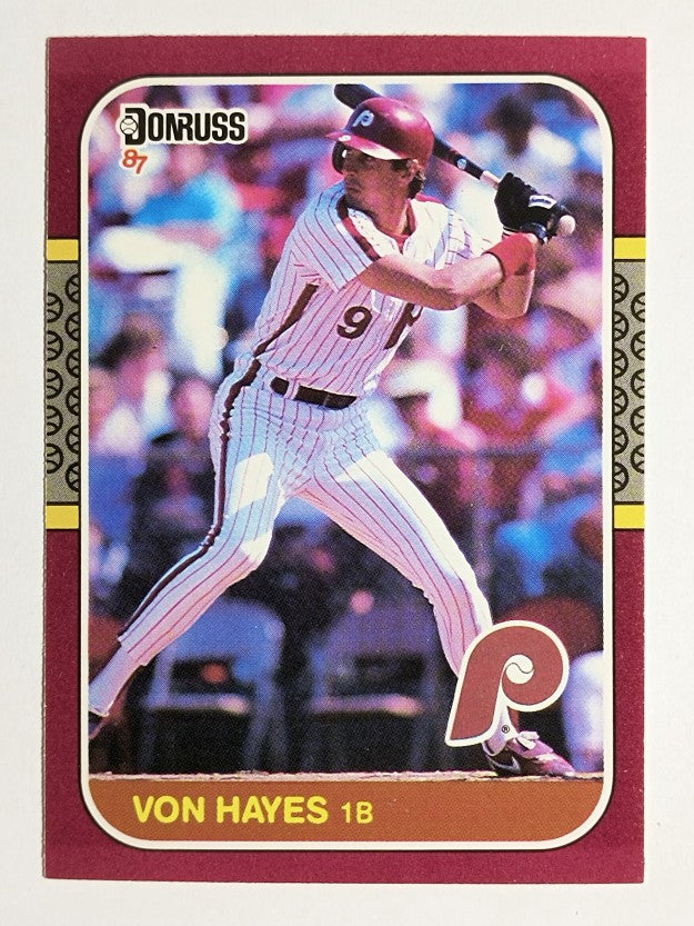 1987 Donruss Opening Day #152 Von Hayes