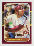 1987 Donruss Opening Day #158 Glenn Wilson
