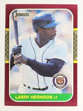 1987 Donruss Opening Day #211 Larry Herndon