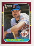 1987 Donruss Opening Day #222 Tom Brunansky