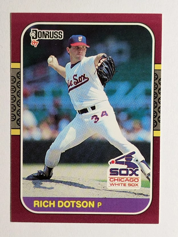 1987 Donruss Opening Day #238 Rich Dotson
