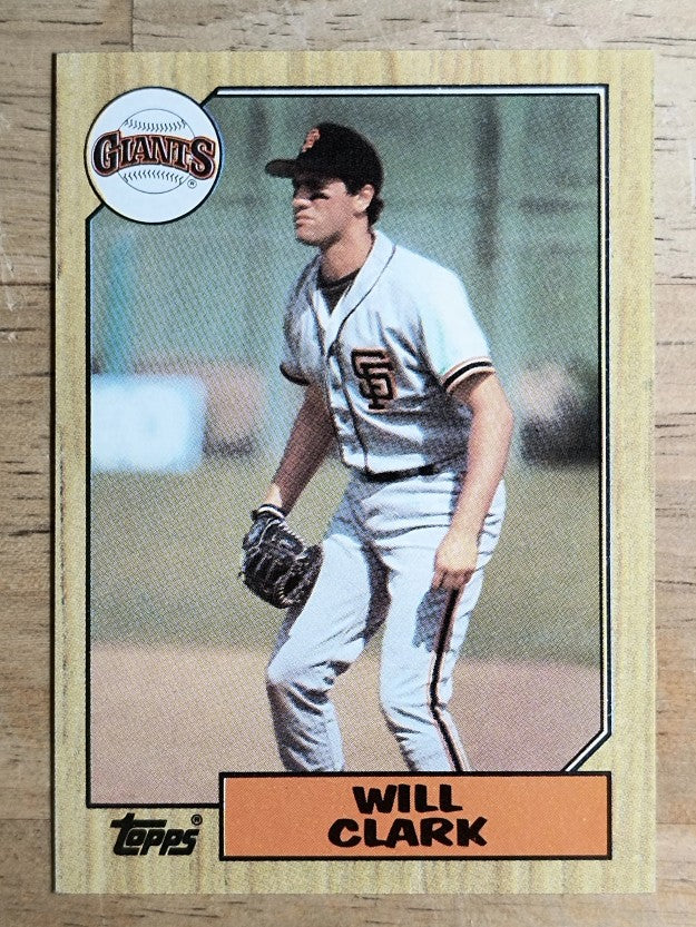 1987 Topps #420 Will Clark RC