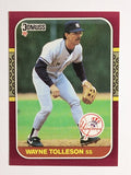 1987 Donruss Opening Day #245 Wayne Tolleson