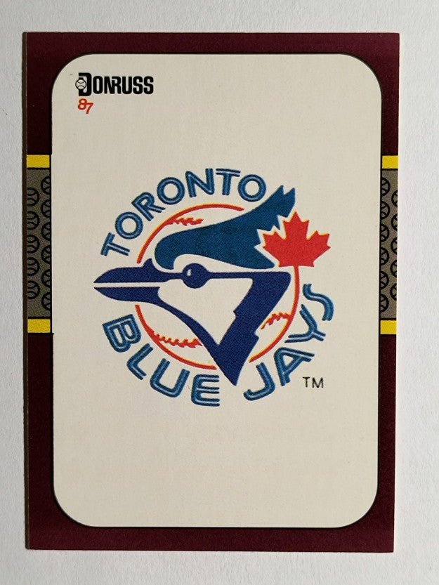1987 Donruss Opening Day #252 Blue Jays Logo