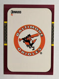 1987 Donruss Opening Day #261 Orioles Logo