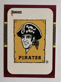 1987 Donruss Opening Day #264 Pirates Logo