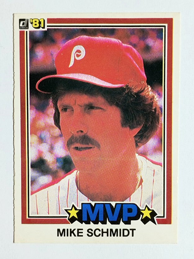 1981 Donruss #590 Mike Schmidt MVP (EXMT)