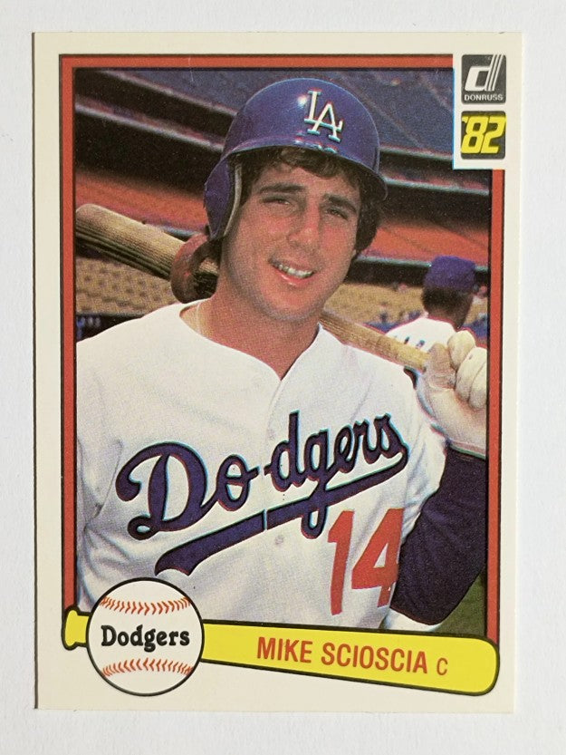 1982 Donruss #598 Mike Scioscia