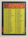 1985 Donruss #657 Checklist 235-338/Unnumbered