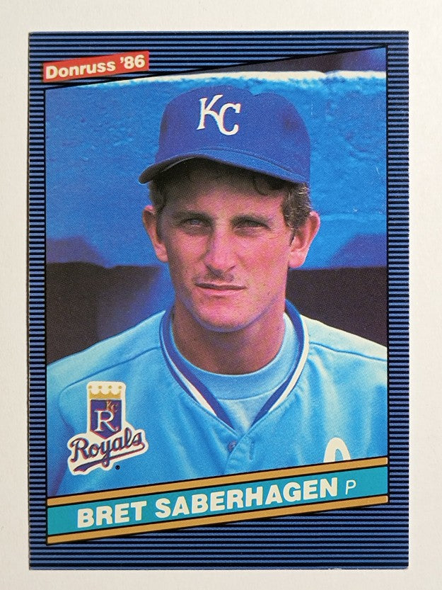 1986 Donruss #100 Bret Saberhagen