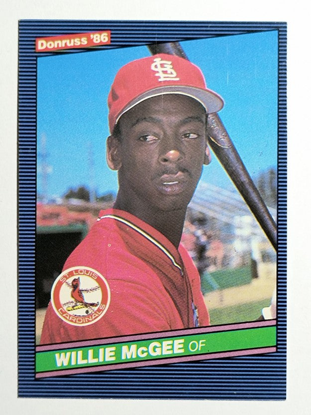 1986 Donruss #109 Willie McGee