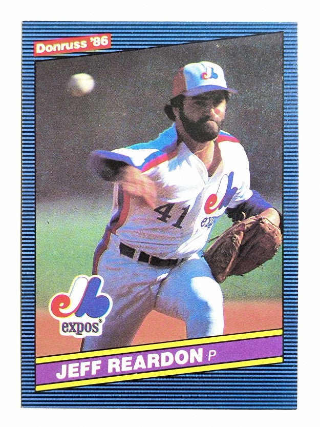 1986 Donruss #209 Jeff Reardon