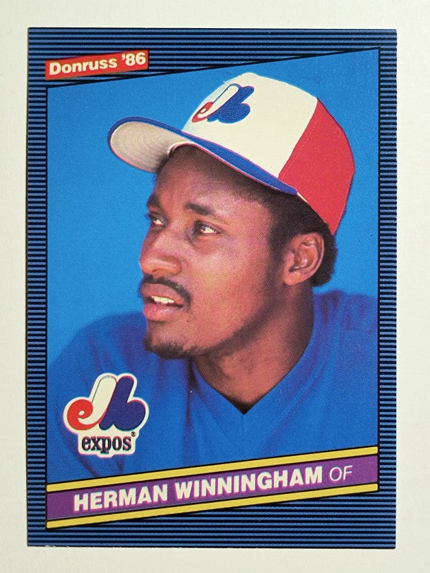1986 Donruss #279 Herm Winningham