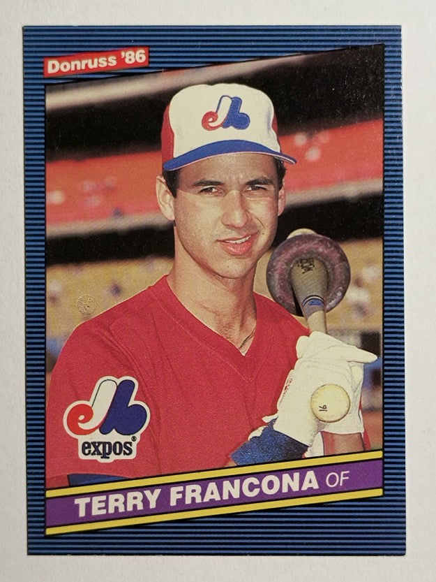 1986 Donruss #401 Terry Francona