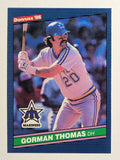 1986 Donruss #440 Gorman Thomas