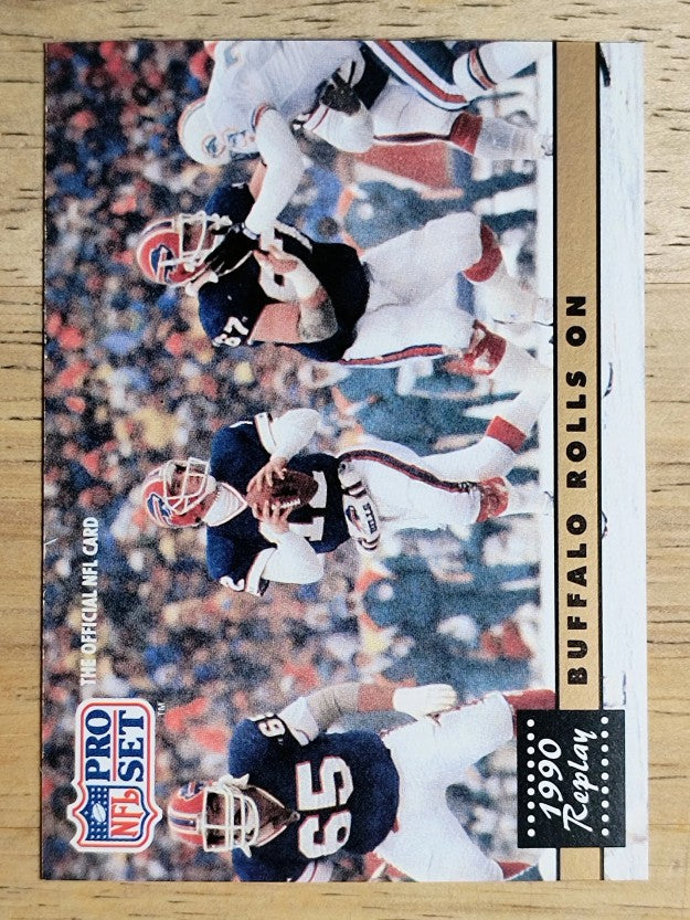 1991 Pro Set #341A Highest Scoring REP/NFLPA logo on back