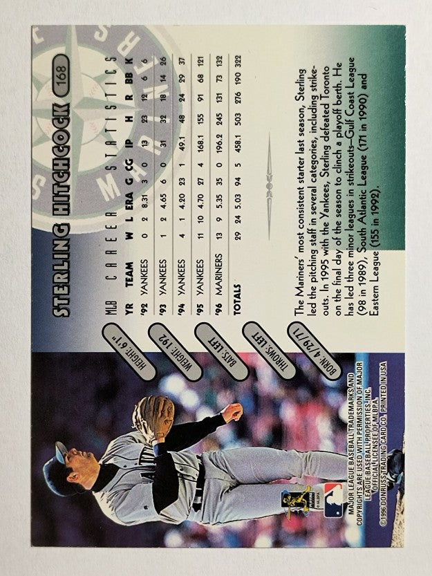 1997 Donruss #168 Sterling Hitchcock