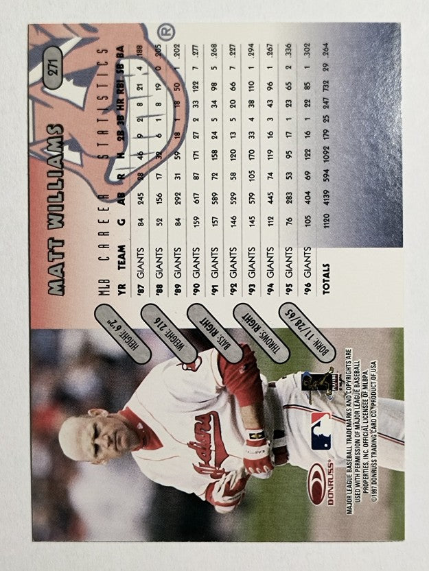 1997 Donruss #271 Matt Williams