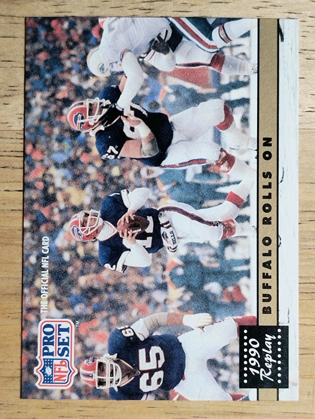 1991 Pro Set #341A Highest Scoring REP/NFLPA logo on back