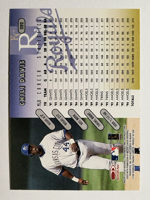 1997 Donruss #282 Chili Davis