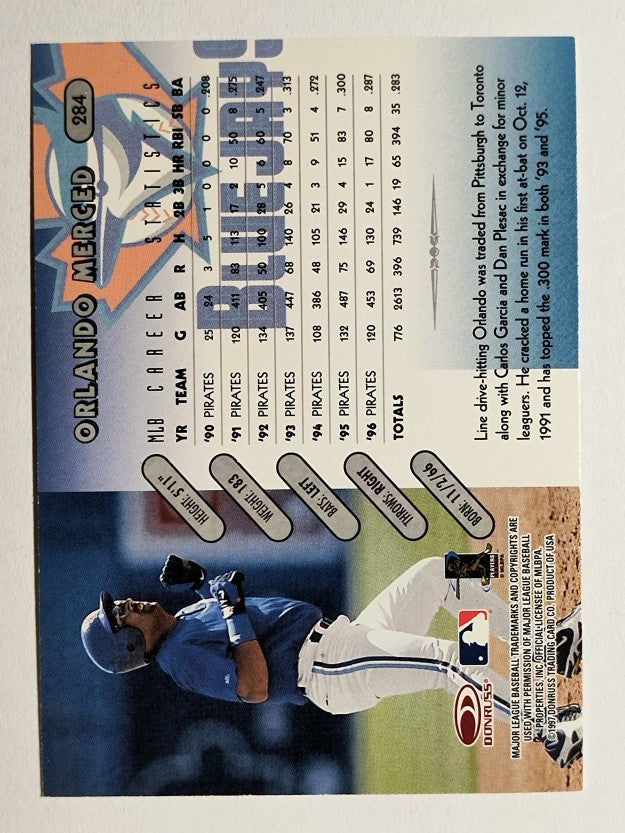 1997 Donruss #284 Orlando Merced