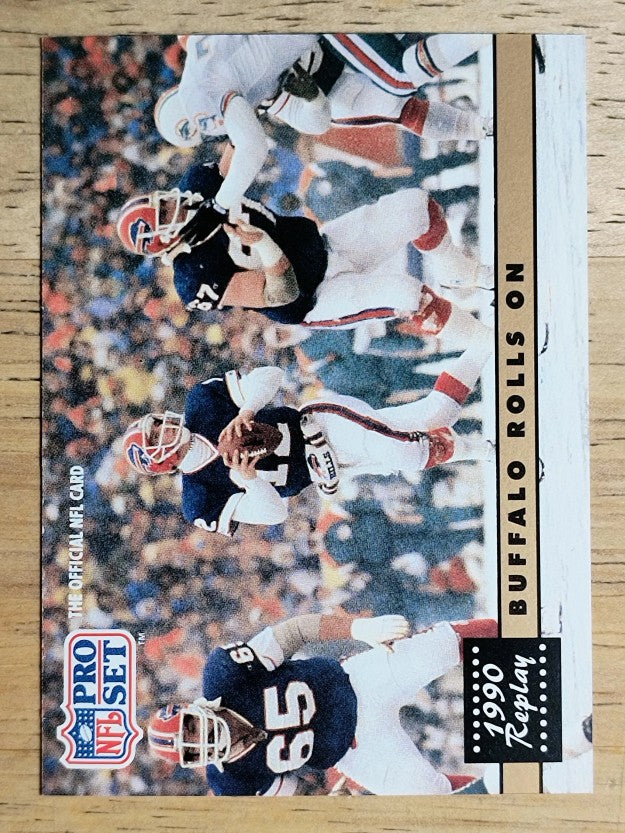 1991 Pro Set #341A Highest Scoring REP/NFLPA logo on back
