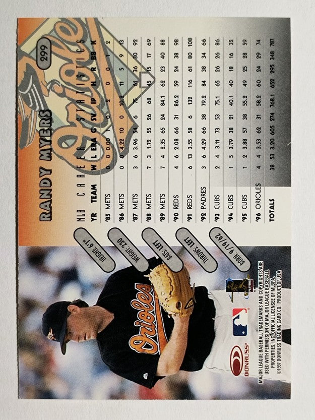 1997 Donruss #299 Randy Myers