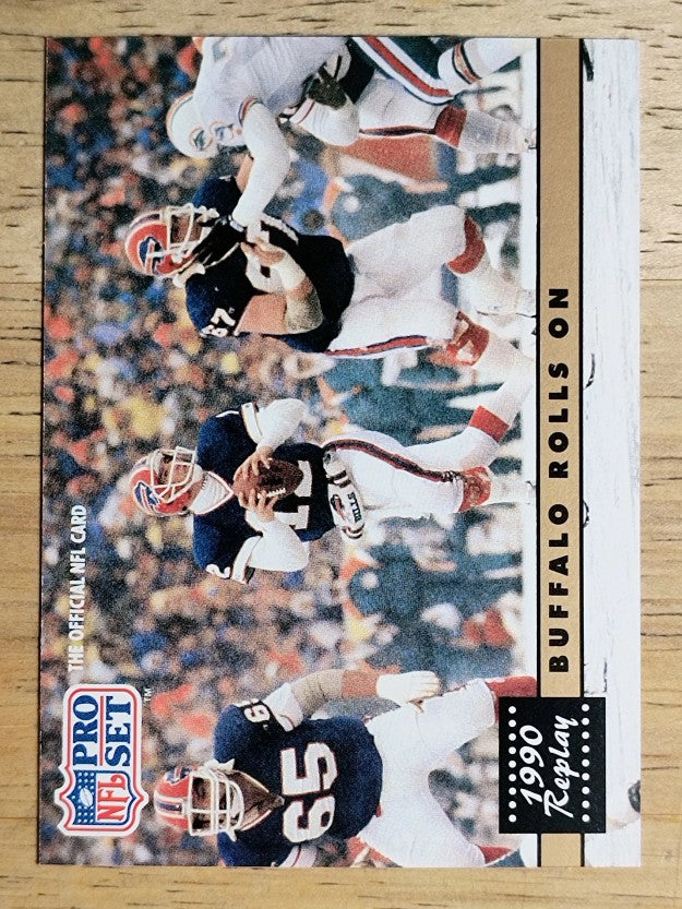 1991 Pro Set #341A Highest Scoring REP/NFLPA logo on back