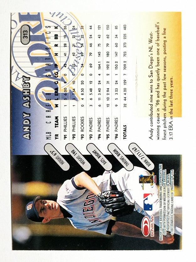 1997 Donruss #313 Andy Ashby